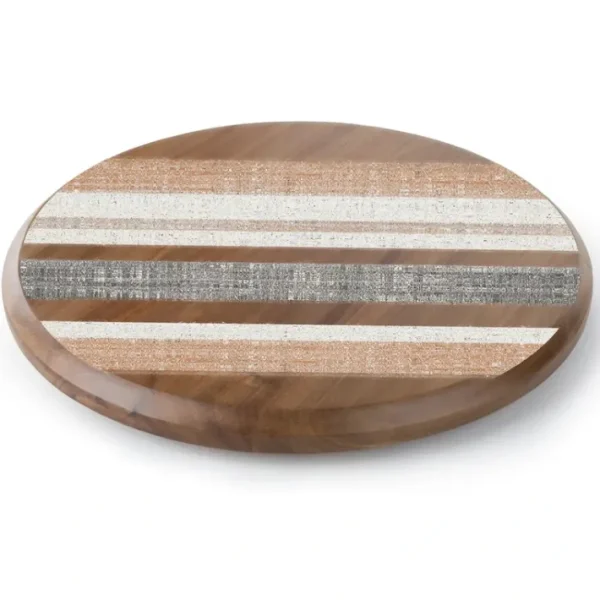 Shop All^ACACIA WOOD LAZY SUSAN WIDE STRIPES - cozylivehome.com | we sell a wide range of comfortable household items