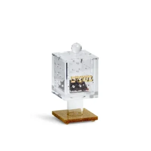 Shop All^185007 Acrylic Besomim Holder with Gold Glitter Base - cozylivehome.com | we sell a wide range of comfortable household items