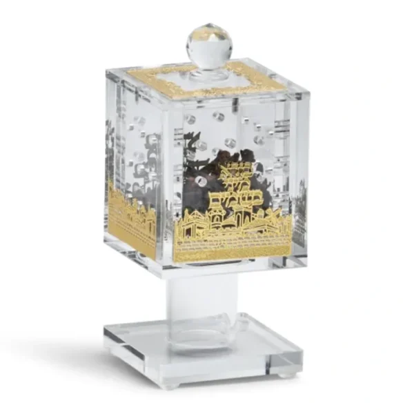 Shop All^185013 Acrylic Besomim Holder with Gold Plates - cozylivehome.com | we sell a wide range of comfortable household items