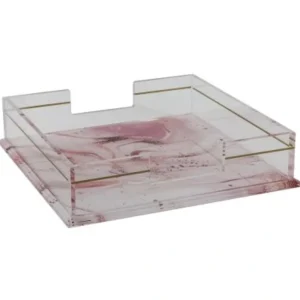 Shop All^182429 Acrylic Flat Napkin Holder - Marble Design - cozylivehome.com | we sell a wide range of comfortable household items