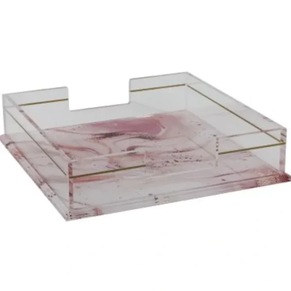 Shop All^182429 Acrylic Flat Napkin Holder - Marble Design - cozylivehome.com | we sell a wide range of comfortable household items