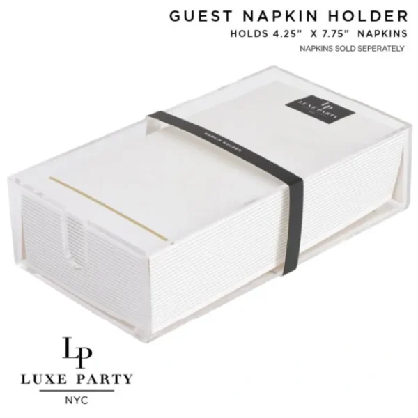 Shop All^Acrylic Napkin Holder -Guest 8.75x5x2.45 - cozylivehome.com | we sell a wide range of comfortable household items