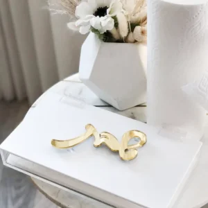 Acrylic Shabbos Box Cut Paper Towel Holder Gold - cozylivehome.com | we sell a wide range of comfortable household items* Giftware