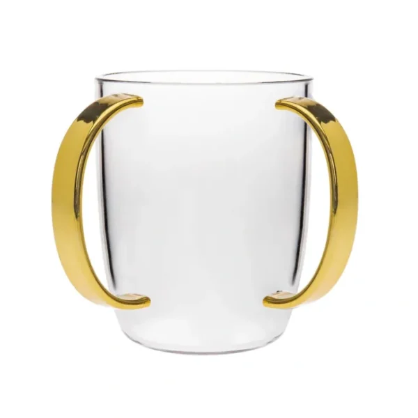 Shop All^ACRYLIC WASH CUP Gold Handle - cozylivehome.com | we sell a wide range of comfortable household items