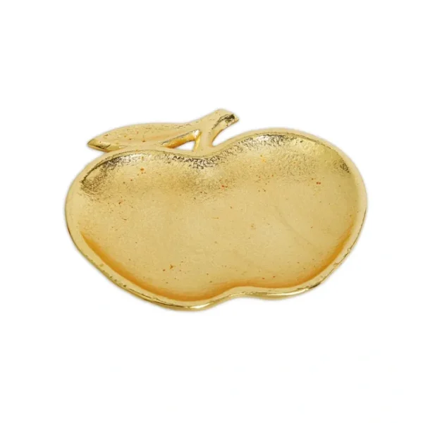Shop All^AD2540 Gold Apple Dish - 5"L x 5.5"W - cozylivehome.com | we sell a wide range of comfortable household items