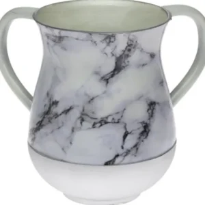 Shop All^47147 Aluminium Washing Cup 13 cm - White Marble - cozylivehome.com | we sell a wide range of comfortable household items