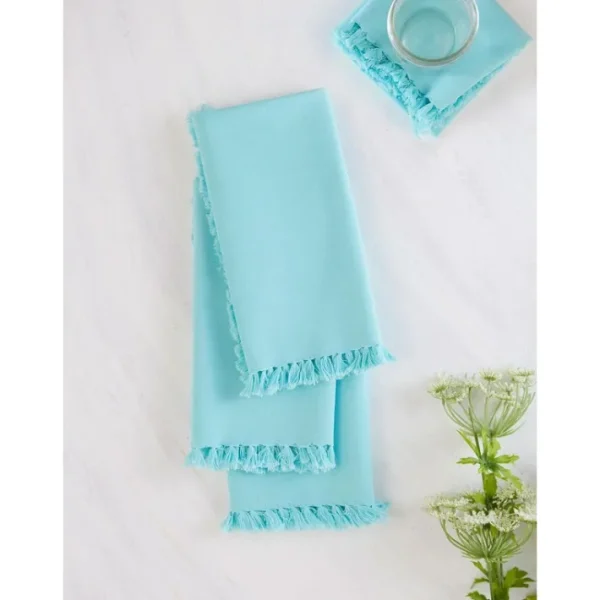 Shop All^APRIL CORNELL ESSENTIAL NAPKIN SET OF 4 18" AQUA - cozylivehome.com | we sell a wide range of comfortable household items
