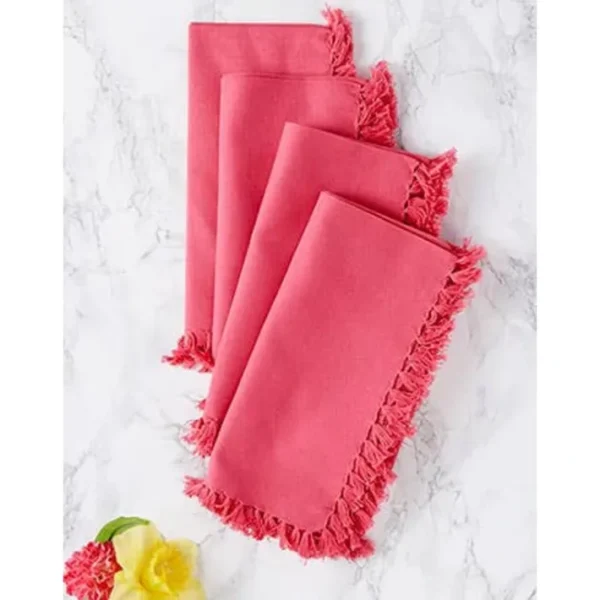 Shop All^APRIL CORNELL ESSENTIAL NAPKINS SET OF 4 PINK - cozylivehome.com | we sell a wide range of comfortable household items