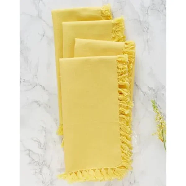 Shop All^APRIL CORNELL ESSENTIAL NAPKINS SET OF 4 YELLOW - cozylivehome.com | we sell a wide range of comfortable household items