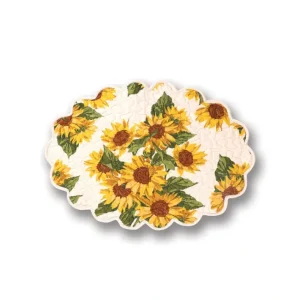 Shop All^APRIL CORNELL QUILTED PLACEMAT SUNFLOWER VALLEY ECRU - cozylivehome.com | we sell a wide range of comfortable household items