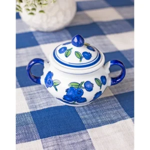Shop All^APRIL CORNELL SUGAR BOWL BLUEBERRY MULTI - cozylivehome.com | we sell a wide range of comfortable household items