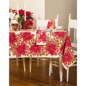 Shop All^APRIL CORNELL TABLECLOTH POINSETTIA 60X90 - cozylivehome.com | we sell a wide range of comfortable household items