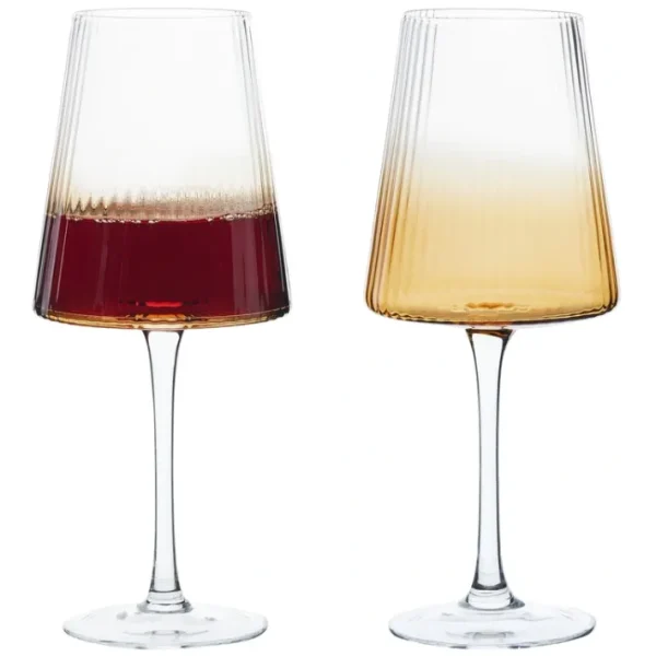 Shop All^ASD10358 Set of 2 Empire Wine Glasses Amber - cozylivehome.com | we sell a wide range of comfortable household items