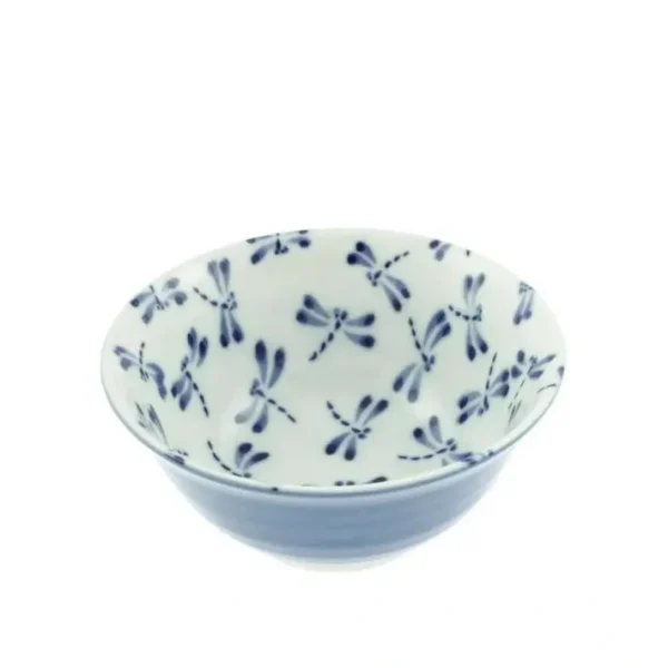 Shop All^ASIAN BOWL DRAGONFLY BL/WHT 6" - cozylivehome.com | we sell a wide range of comfortable household items