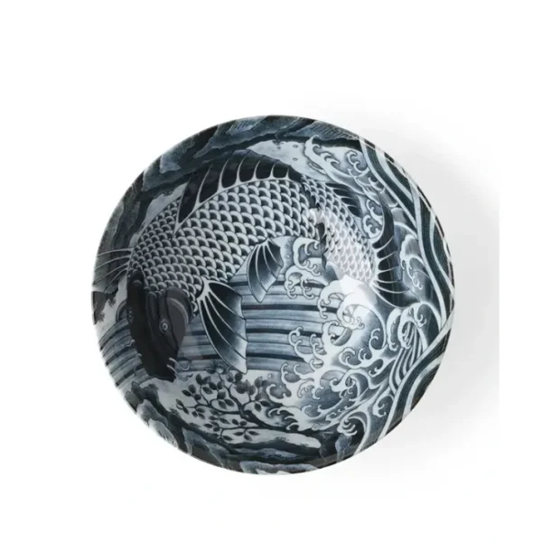 Shop All^ASIAN BOWL KO-IMARI CARP BLK 8.25" - cozylivehome.com | we sell a wide range of comfortable household items