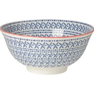 Shop All^ASIAN BOWL STAMPED BLUE CROSS 6" - cozylivehome.com | we sell a wide range of comfortable household items