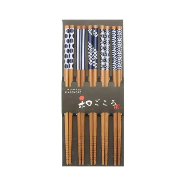 Shop All^ASIAN CHOPSTICK 5 PACK BLUE AND WHITE - cozylivehome.com | we sell a wide range of comfortable household items
