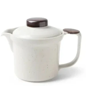 Shop All^ASIAN TEA POT W/STRAINER 16OZ WHITE/REACTIVE GLAZE - cozylivehome.com | we sell a wide range of comfortable household items