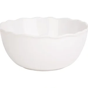 15407 ASSORTED 4 7.5"W WHITE EMBOSSED SERVE BOWL - cozylivehome.com | we sell a wide range of comfortable household items* Giftware