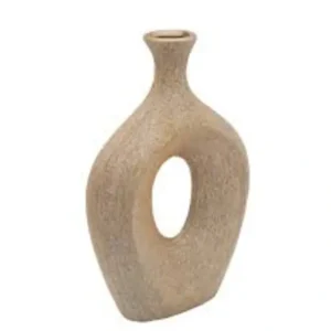 15119-04 13" BEADED OVAL VASE CUT-OUT, CHAMPAGNE - cozylivehome.com | we sell a wide range of comfortable household items* Giftware
