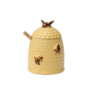 Shop All^Beehive Shaped Honey Jar with Lid & Wood Dipper - cozylivehome.com | we sell a wide range of comfortable household items