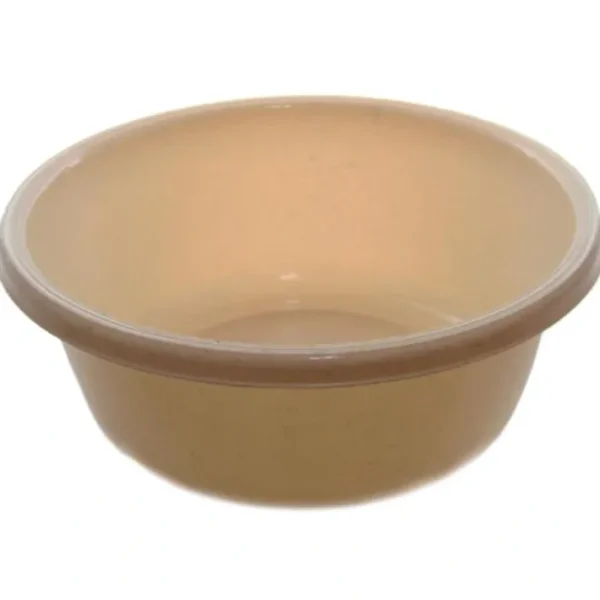 Shop All^1148beige Round Plastic Wash Basin 11.25 Inch Beige - cozylivehome.com | we sell a wide range of comfortable household items