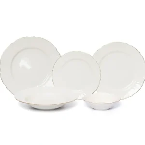 Shop All^Bernadotte White Gold Service For 4 - cozylivehome.com | we sell a wide range of comfortable household items