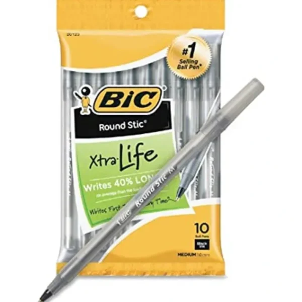 Shop All^BIC ROUND STIC BLK 10 PK. - cozylivehome.com | we sell a wide range of comfortable household items
