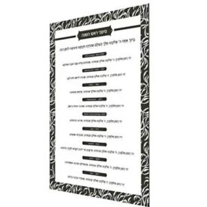 Shop All^Botanical Rosh Hashana Simonim Card - Clear/Black - cozylivehome.com | we sell a wide range of comfortable household items