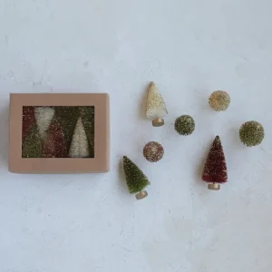 Shop All^Bottle Brush Trees Set/7 - cozylivehome.com | we sell a wide range of comfortable household items