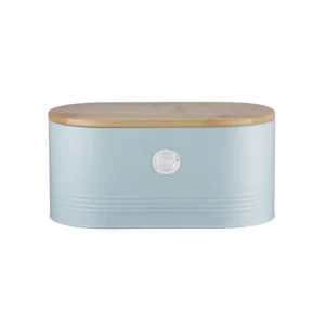 Shop All^BREAD BIN BAMBOO LID BLUE - cozylivehome.com | we sell a wide range of comfortable household items