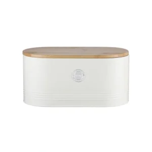 Shop All^BREAD BOX BAMBOO LID CREAM - cozylivehome.com | we sell a wide range of comfortable household items