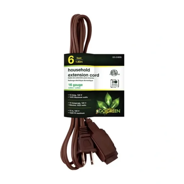Shop All^6' Brown Extension Cord - cozylivehome.com | we sell a wide range of comfortable household items