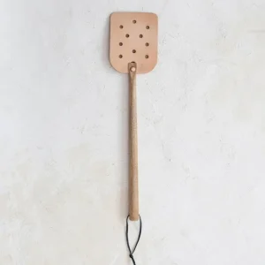 Shop All^Buffalo Leather Fly Swatter with Wood Handle - cozylivehome.com | we sell a wide range of comfortable household items
