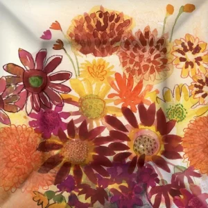 Shop All^Bunch of Fall Flowers Square Paper Diner Plate 10" - cozylivehome.com | we sell a wide range of comfortable household items