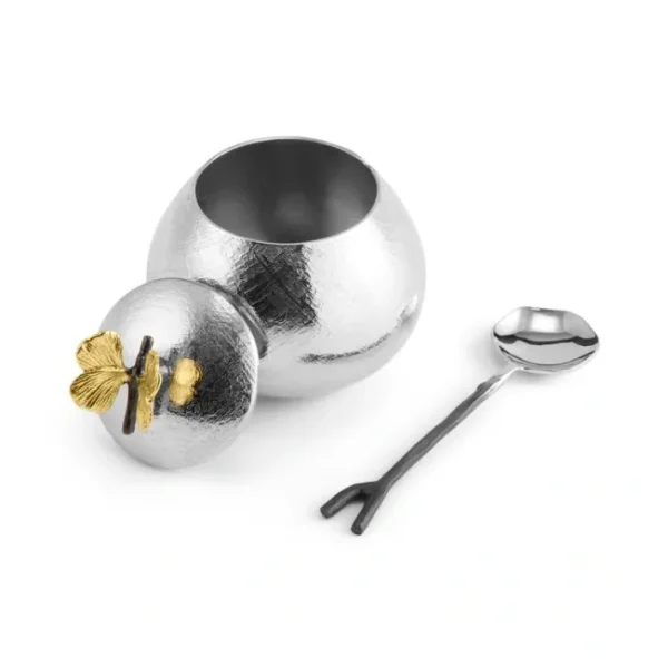 Shop All^175746 Butterfly Ginkgo Pot w/ Spoon - cozylivehome.com | we sell a wide range of comfortable household items