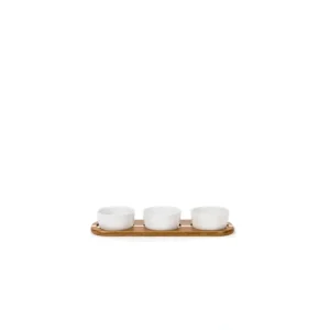 3922223 Cabo 4pc Acacia Set White - cozylivehome.com | we sell a wide range of comfortable household items* Giftware