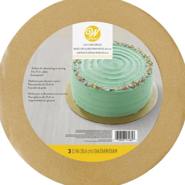 Shop All^CAKE BOARD GLD GLTTR 12IN 3CT - cozylivehome.com | we sell a wide range of comfortable household items