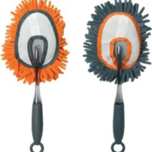 Shop All^Casabella MF Chenille Mini Duster -Graphite, Orange Asst. - cozylivehome.com | we sell a wide range of comfortable household items