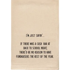 Shop All^CASH BAR FUNNY NATURAL TOWEL - cozylivehome.com | we sell a wide range of comfortable household items