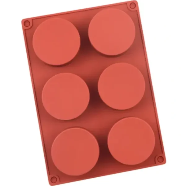 Shop All^6 Cavity Silicone Round - cozylivehome.com | we sell a wide range of comfortable household items