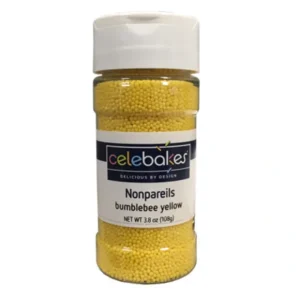 Celebakes Bumblebee Yellow Nonpareils, 3.8 oz. - cozylivehome.com | we sell a wide range of comfortable household items* Foods