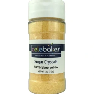 Celebakes Bumblebee Yellow Sugar Crystals, 4 oz. - cozylivehome.com | we sell a wide range of comfortable household items* Foods