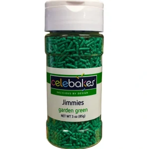 Celebakes Garden Green Jimmies, 3 oz. - cozylivehome.com | we sell a wide range of comfortable household items* Foods