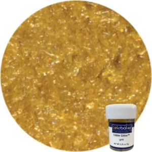 Celebakes Gold Edible Glitter, .25 oz - cozylivehome.com | we sell a wide range of comfortable household items* Foods