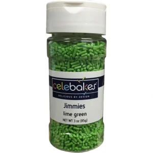 Celebakes Lime Green Jimmies, 3 oz. - cozylivehome.com | we sell a wide range of comfortable household items* Foods