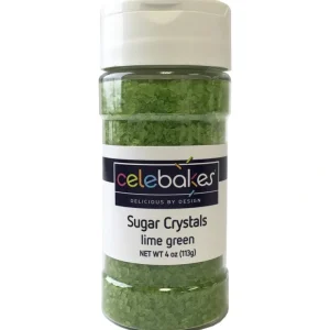 Celebakes Lime Green Sugar Crystals, 4 oz. - cozylivehome.com | we sell a wide range of comfortable household items* Foods