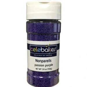 Celebakes Passion Purple Nonpareils, 3.8 oz. - cozylivehome.com | we sell a wide range of comfortable household items* Foods