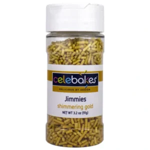 Celebakes Shimmering Gold Jimmies, 3.2 oz. - cozylivehome.com | we sell a wide range of comfortable household items* Foods