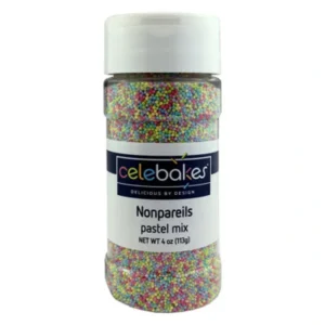 Celebakes Tiny Pastel Mix Nonpareils, 4 oz. - cozylivehome.com | we sell a wide range of comfortable household items* Foods